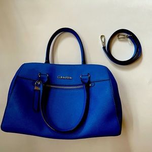 Calvin Klein Royal Blue Tote Purse